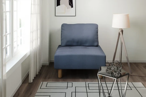 Кресло Arsko Свельд серо-голубая рогожка