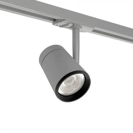 Трековый светильник однофазный 7W 220V Silver RAUMBERG 8129Sv (круглые)