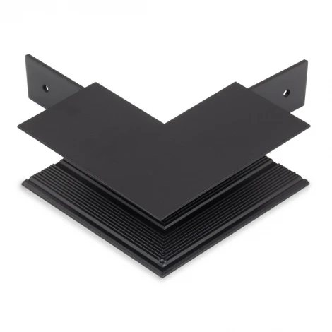 Угловой соединитель внешний для накладного шинопровода черный AM Group AM545 BK SMART