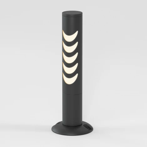 Наземный уличный светильник Elektrostandard Smile 35188/S черный (LED, 220V, круглые, IP65)