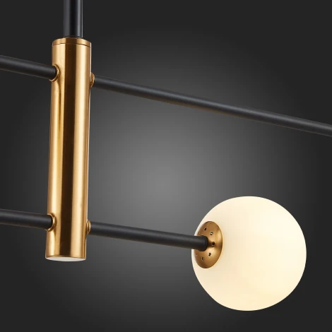 Подвесная люстра на штанге Arcola SLE220103-04 (шар)