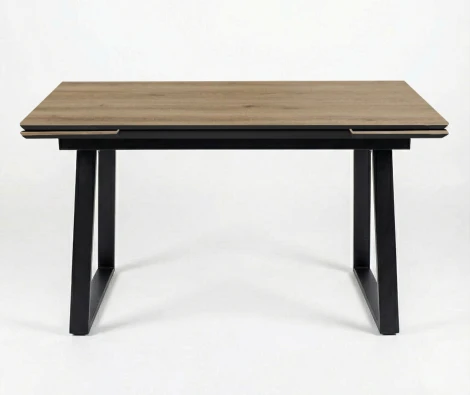 Стол DikLine DZ160 дуб галифакс/черный (2 уп.) 00-00083505