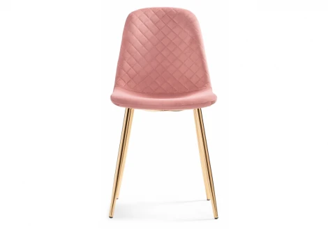 Стул на металлокаркасе dabl pink / gold