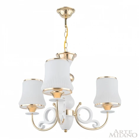 Подвесная люстра Arte Milano Florentia-1097 301097/3 Wh/Gd (220V, на цепи)