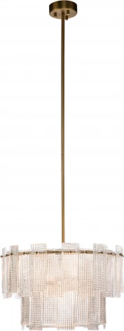 Люстра потолочная на штанге Inverno V000058 (12013/6R Brass) (220V)