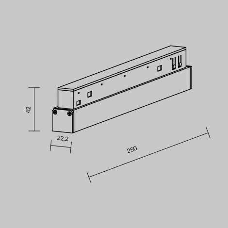Блок питания встраиваемый IP54 Exility 48В, 100Вт, белый Maytoni Technical TRX034DR4-100W