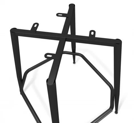 Стул полубарный Sheffilton SHT-ST37/S148-1 ночное затмение/черный муар 8980215202