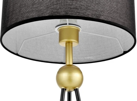 Настольная лампа Lumina Deco Belforte LDT 5527 GD+BK