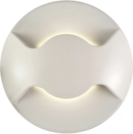 Встраиваемая подсветка ступеней лестницы светодиодная AM Group AM23 AM235 WH 3W (220V, круглые)