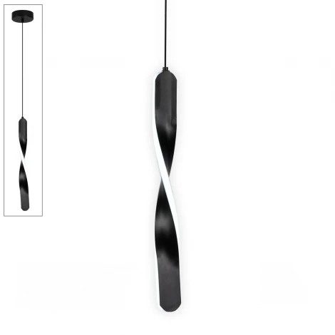Подвесной светильник 24W, чёрный, LED Natali Kovaltseva LED LAMPS 81419