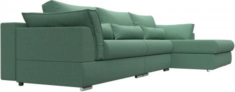 Диван угловой Пекин Long угол правый Лига Диванов (Рогожка) арт.123509