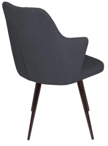 Стул поворотный на 360 градусов Hunt ромб, бархат 03 / чёрный конус Top Concept 80993