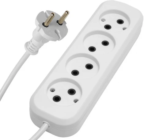 Удлинитель 4-х местный 3 метра без заземления Stekker Home 39217