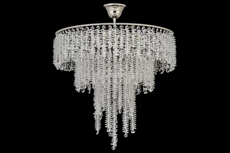 Потолочная люстра на штанге Arti Lampadari Napoli E 1.5.46.107 N (220V, хрусталь, круглые)