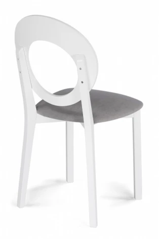 Обеденный стул Woodville Марти Максимал (Дерево, Ткань/Белый) арт.620129