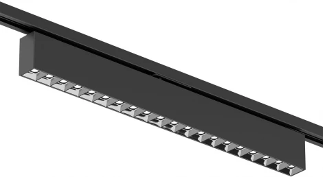 Трековый светильник однофазный 220V Denkirs Edder DK6644-BK