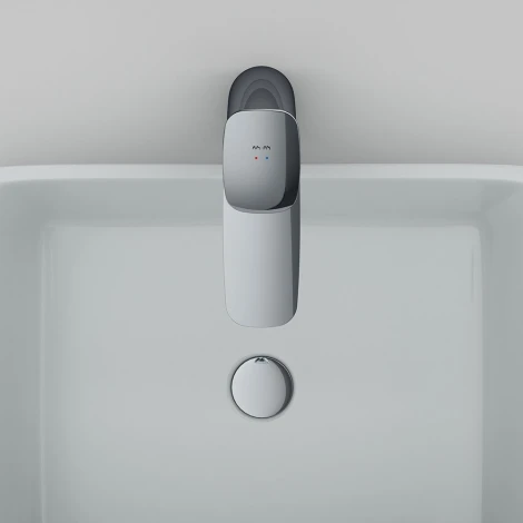 Смеситель Am.Pm Spirit V2.0 F70A92200 для раковины, с донным клапаном (уценка: царапина)