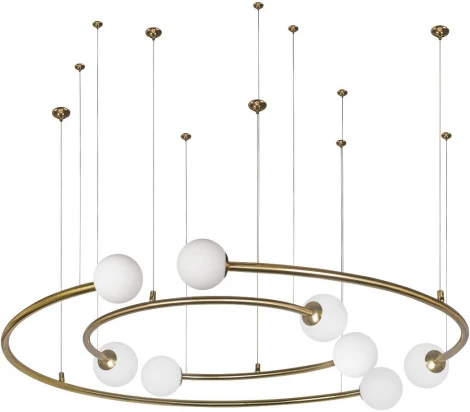 Подвесной светильник Infinite 10155/1100 Gold (220V, на тросе, шарики, солнечная система)