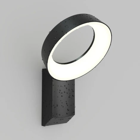 Настенный светодиодный уличный светильник Denkirs Sanvik DK9712-BK (220V, IP65)