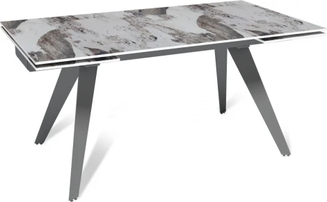Стол раскладной Rhein (160+40+40), керамика глянцевая Pandora Top Concept арт.21422