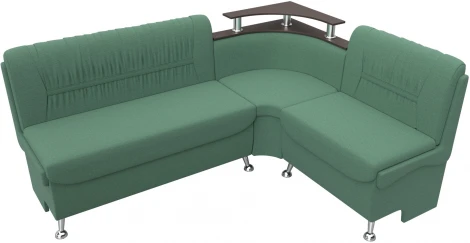 Диван кухонный угловой Сидней правый угол (Зеленый/Рогожка) Лига Диванов арт.125902