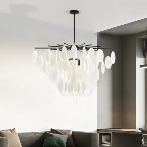 Потолочная люстра на штанге Ritta D68 Black By ImperiumLoft Ritta01 (220V)