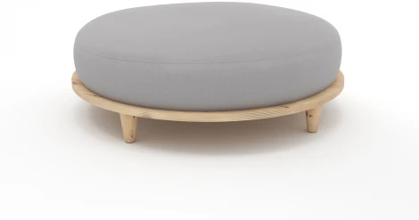 Пуф Arsko Сканди 4 светло-серый велюр