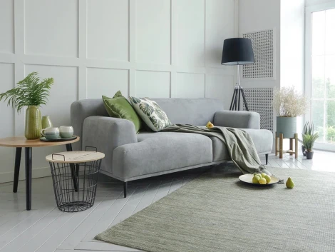 Диван Portofino 2-х местный ОГОГО (арт.753049), (Велюр/Бежевый)