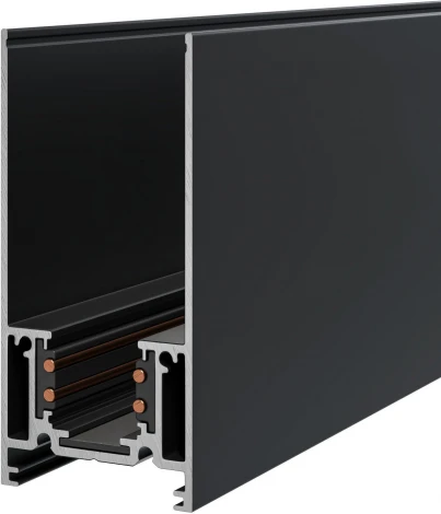 Шинопровод 1м S35 накладной/подвесной черный (магнитный) Maytoni Technical TRX004-211B