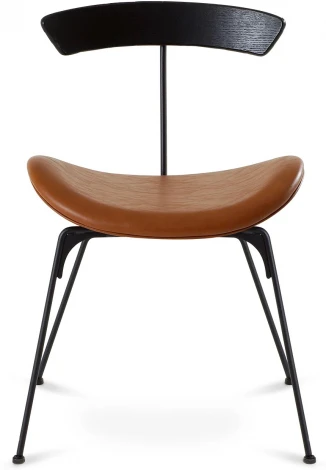 Обеденный стул Stem ОГОГО Обстановочка! (Экокожа/Коричневый,Черный) арт.930831