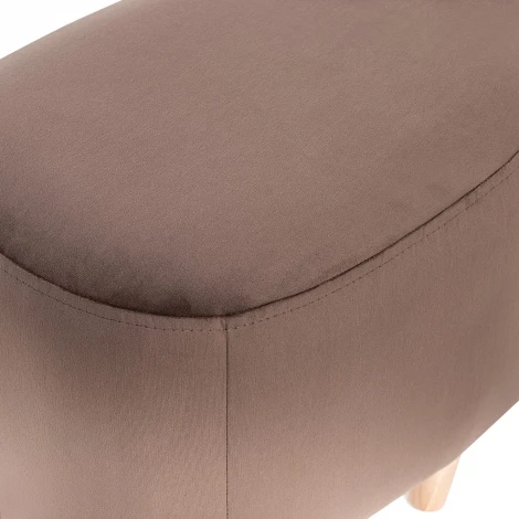 Пуф Leset Hippo COMBI (Фанера,Массив дерева,Велюр/Светло-коричневый) арт.2500000103476