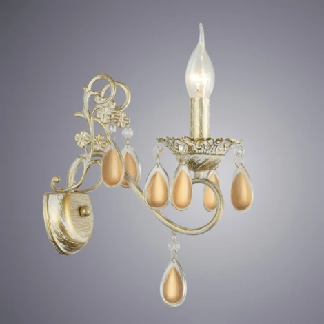 Бра Arte Lamp Ciondolo A5676AP-1WG (220V, подвески, подсвечник, свеча)