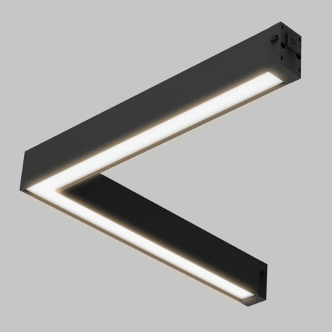 Трековый светильник светодиодный однофазный угловой рассеянного света 220В, 18Вт Imex Smart Line IL.0050.6007-18-BK