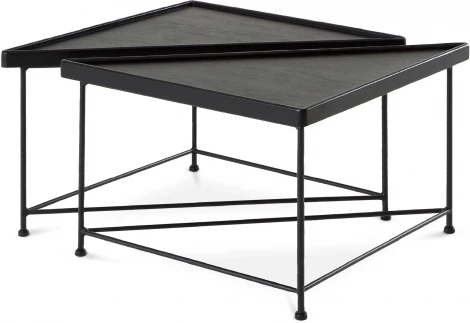 Журнальный стол When ОГОГО Обстановочка! (Массив дерева/Черный) арт.930833