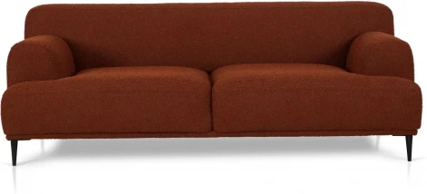 Диван Portofino 2-х местный ОГОГО (арт.706934), (Рогожка/Оранжевый)