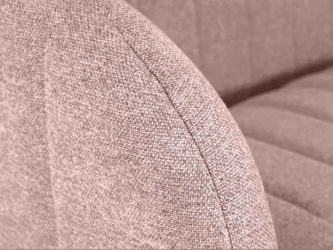 Диван Lecco ОГОГО (арт.745061), (Ткань,Рогожка/Розовый)