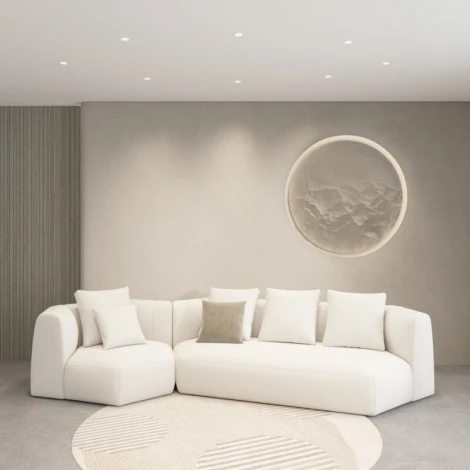 Точечный встраиваемый светильник под шпатлевку Denkirs Spot Hide DK2146-WH