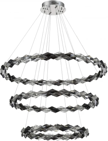 Подвесной светильник ST Luce Diamanta SL6009.103.03 Золотистый/Прозрачно-Дымчатый LED 1*75W 3000K (220V, на тросе)