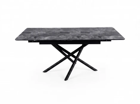 Стол DikLine BKX110 Керамика серый глянец (italian middle grey)/подстолье черное/опоры черные (2уп.) 00-00087087