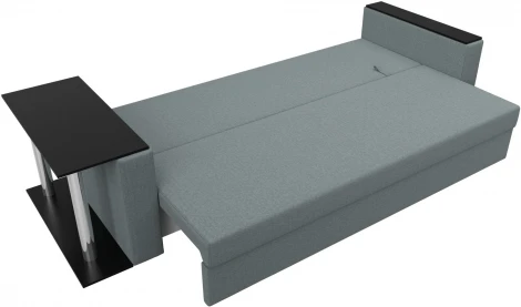 Диван прямой Атланта Лайт со столом слева Лига Диванов (Рогожка) арт.126162L