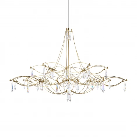 Подвесная люстра светодиодная Loft It Mira 10590/1000 Gold Asfour