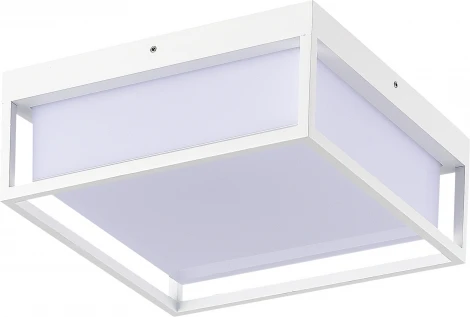 Потолочный уличный светильник ST-Luce Cubo SL9517.502.01 белый/белый LED 1*20W (220V, IP65)