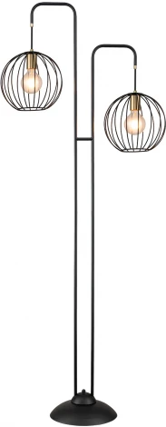 Торшер Quebec 10176/2 E27*60W Black/Brass (220V, шар, шарики)