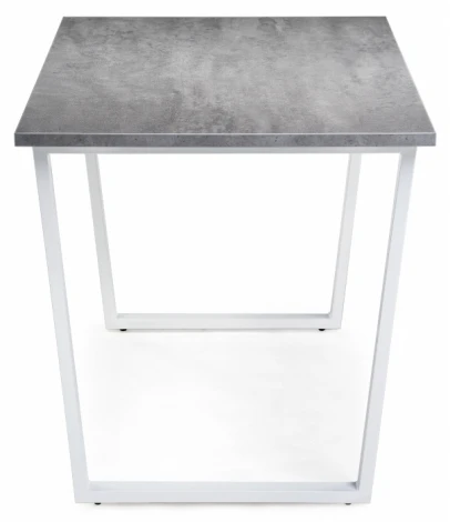 Стол Notta Лота Лофт 120 25 мм бетон / белый матовый 489669