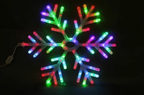 Световая фигура Снежинка светодиодная Sneha A-067 R/B, R/G (220V)