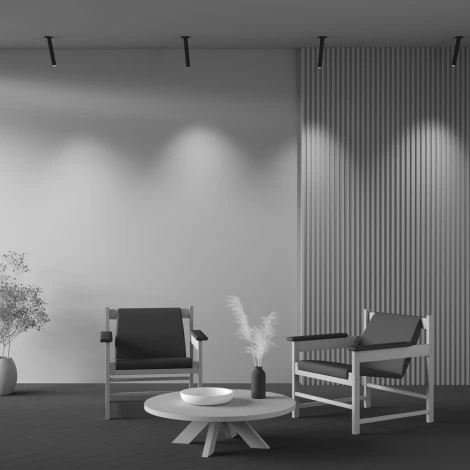 Встраиваемый светильник Maytoni Focus T C140RS-L300-7W4K-B (LED, 220V, круглые)