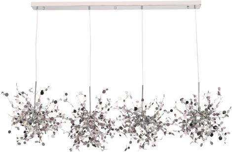 Подвесной светильник Crystal Lux Garden SP3х4 L1600 CHROME (220V, на проводе, ветки)