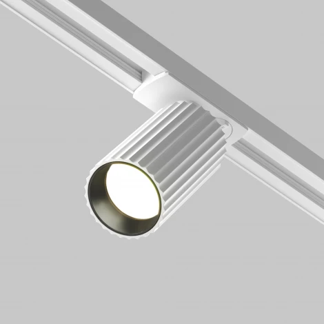 Трековый светильник однофазный 10W 48V Maytoni Calipso TR218-1-GU10-W (220V)