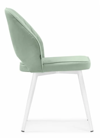Стул Woodville на металлокаркасе Брейния velutto 14 / белый 500003