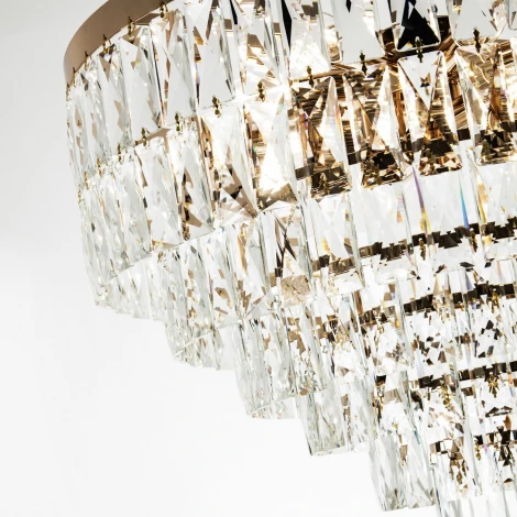 Подвесная люстра хрустальная Modelux MODELUX ML.844.12 GD